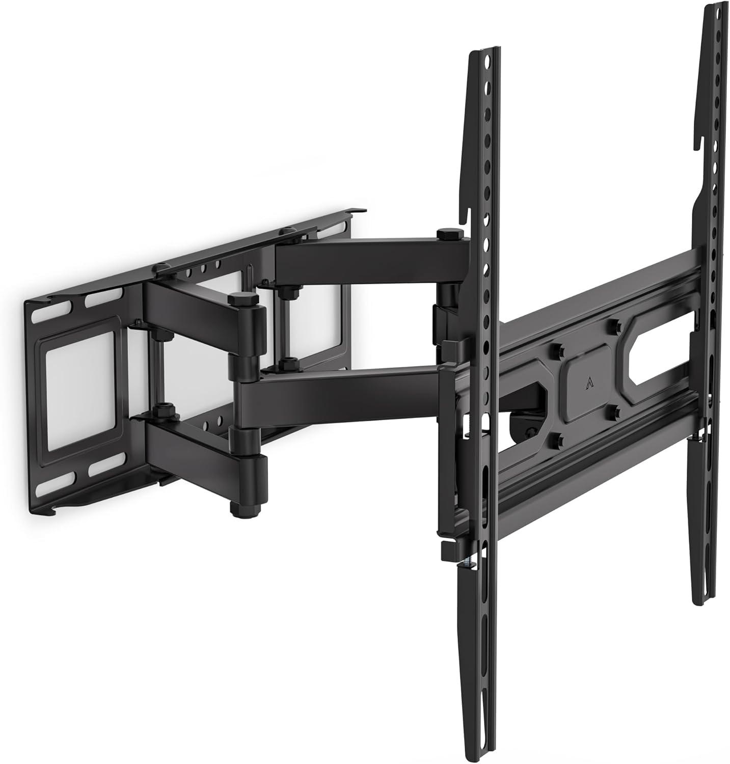image:imageWALI Full Motion TV Wall Mount for 3270 Inch TVs Dual Articulating Mount with Swivel Tilt amp Extension VESA up to 400x400mm Fits 1216 Wood Studs Holds Up to 88 lbsBlack