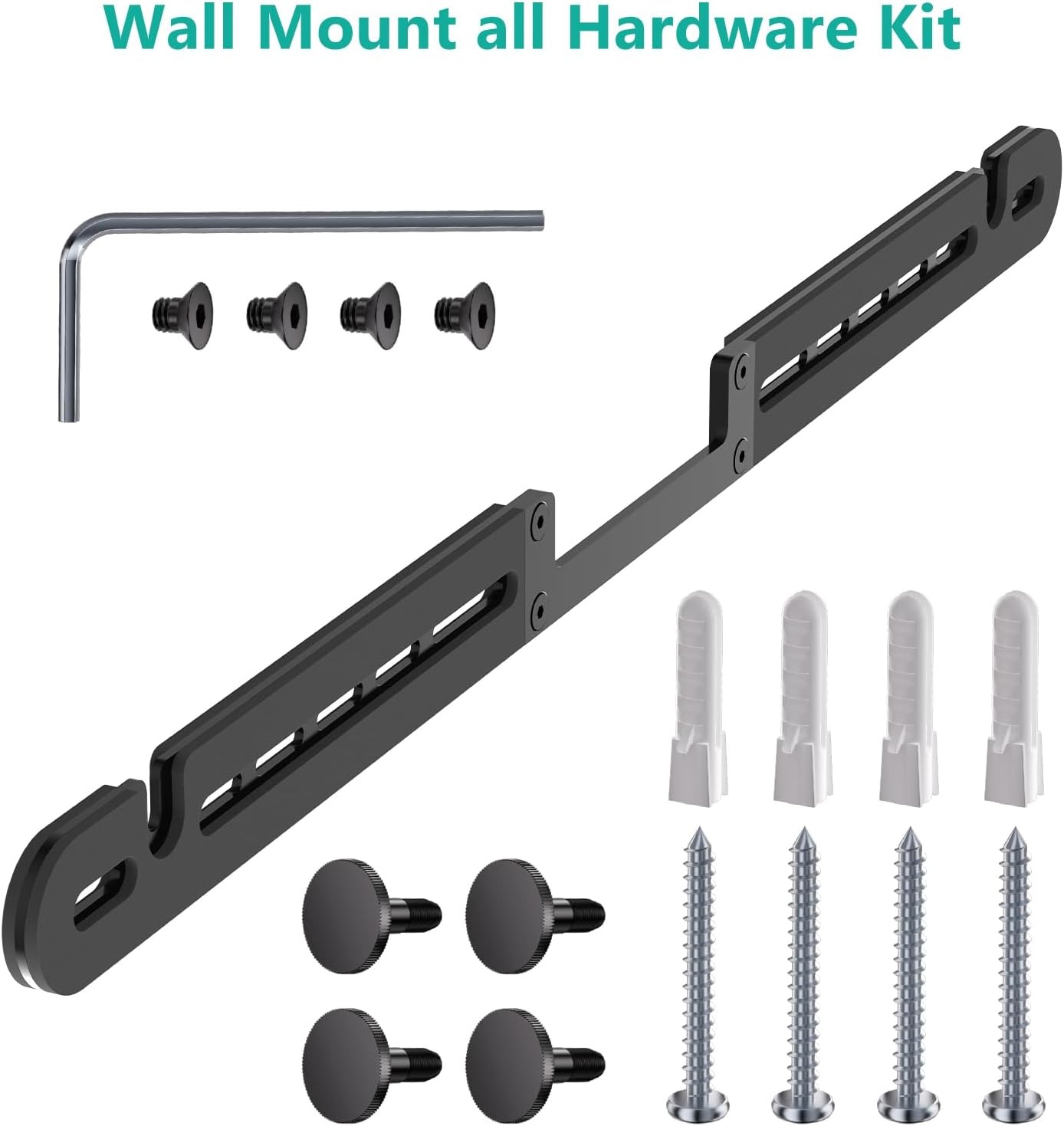 image:imageWALI Soundbar Mount for Sonos Arc and Sonos Arc Ultra Sound bar Wall Mount Bracket Hidden Design Mount on Wall Under TV Installation BlackBlack