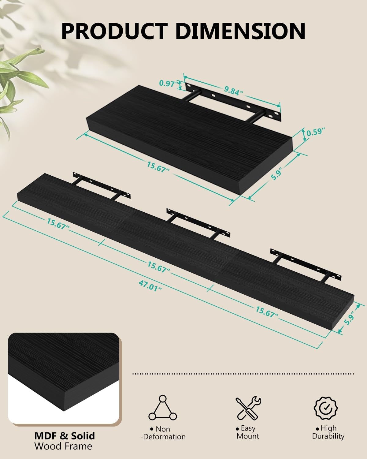 image:imageWALI Soundbar Mount for Sonos Arc and Sonos Arc Ultra Sound bar Wall Mount Bracket Hidden Design Mount on Wall Under TV Installation BlackBlack