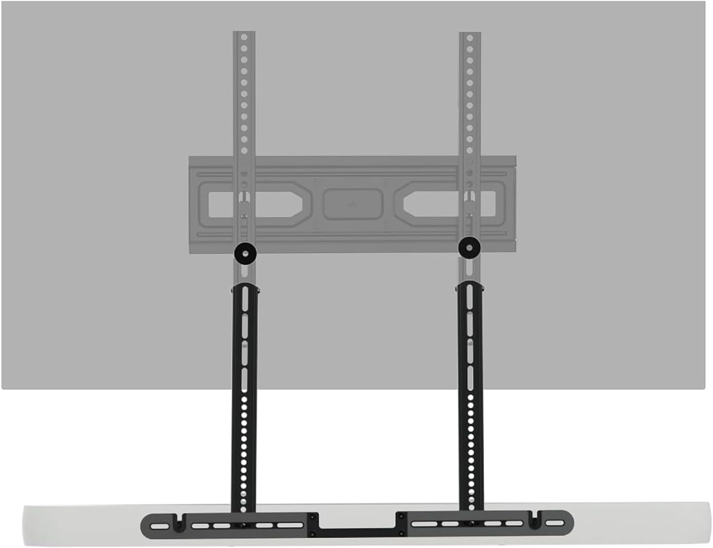 image:imageWALI Soundbar Mount for Sonos Arc and Sonos Arc Ultra Sound bar Wall Mount Bracket Hidden Design Mount on Wall Under TV Installation BlackBlack