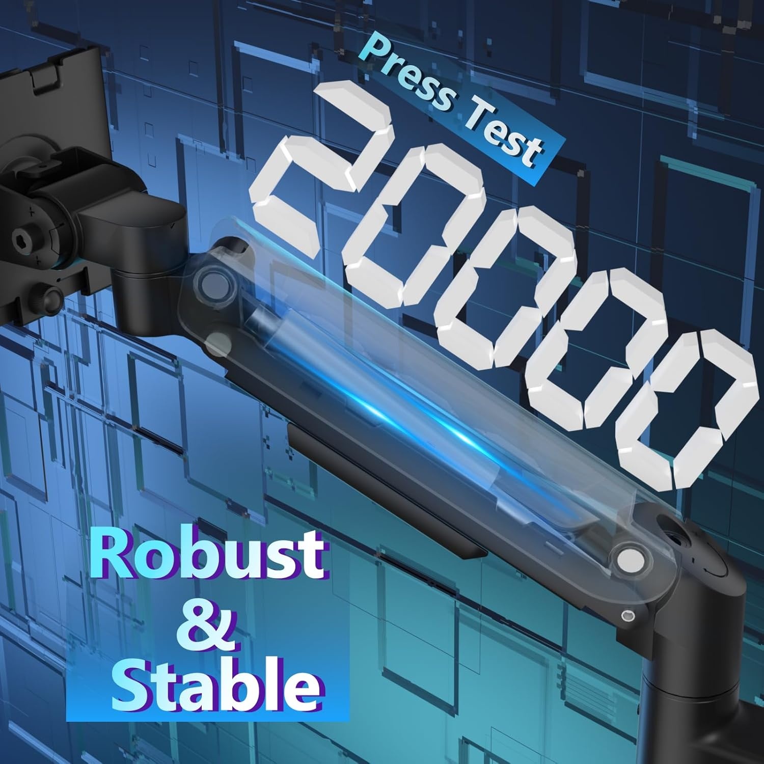 image:imageWALI Triple Monitor Mount for 1334 inch Screens Full Adjustable 3 Monitors Desk Mount with Clamp amp Grommet Base Triple Monitors Arm up to 198lbs Each VESA 75x75 100x100 mm GSDM003XL Black1349