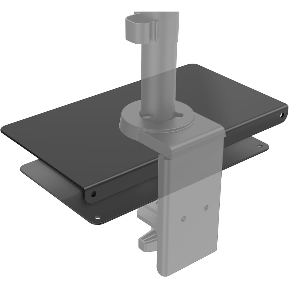 image:imageWALI Computer Monitor Arm Clamp C Bracket Clamp Steel Reinforcement for Most Monitor Mount Stand Grommet C Clamp Installation CGRPW WhiteBlack