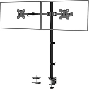 image:imageWALI Extra Tall Dual LCD Monitor Fully Adjustable Desk Mount Fits 2 Screens up to 27 inch 22 lbs Weight Capacity per Arm M002XL Black1327