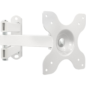 image:imageWALI Full Motion TV Wall Mount for 3270 Inch TVs  Dual Articulating Mount with Swivel Tilt amp Extension  VESA up to 400x400mm  Fits 1216 Wood Studs  Holds Up to 88 lbsWhite