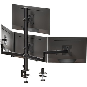 image:imageWALI Single Monitor Mount Monitors Desk Mount Single Monitor Arm Holds Screen Up to 32inch 22lbs Fully Adjustable Mount Designed for Home Office ApplicationM001S BlackQuad