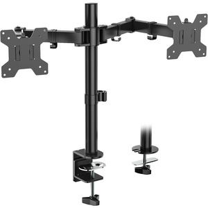 image:imageWALI Single Monitor Mount Monitors Desk Mount Single Monitor Arm Holds Screen Up to 32inch 22lbs Fully Adjustable Mount Designed for Home Office ApplicationM001S BlackDual