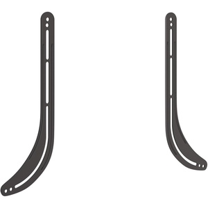 image:imageWALI Universal Soundbar Mount for TV HeavyDuty Bracket for Mounting Above or Below Screen Length Up to 167Fits SamsungSonyBoseLGVizioRokuVizioBose amp More SBR206Length Up to 17