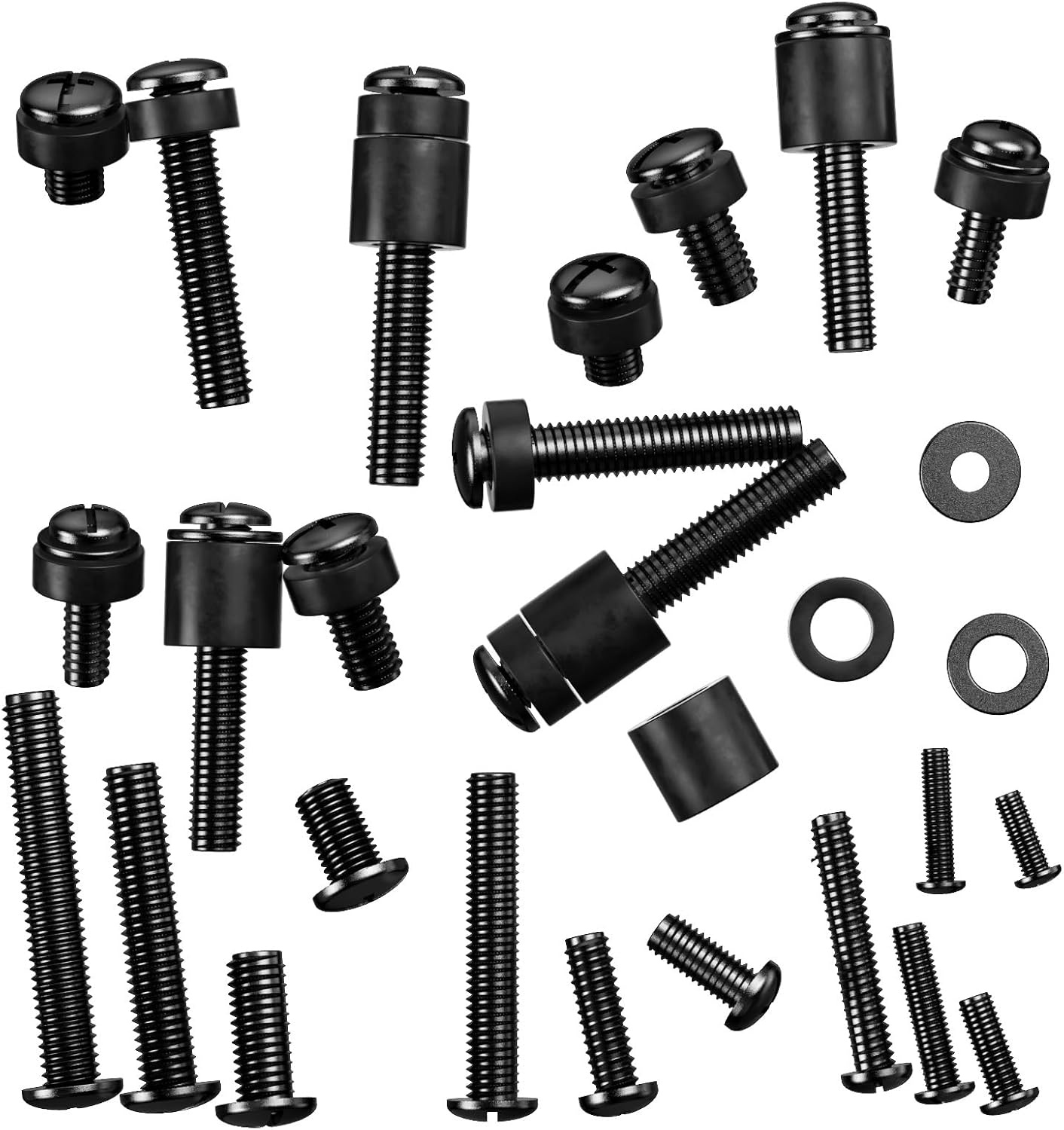 image:imageWALI Universal TV Mount Hardware Kit Includes M4 M5 M6 M8 Fit Most up to 80 inches TVMonitor Mounts UVSPN Black