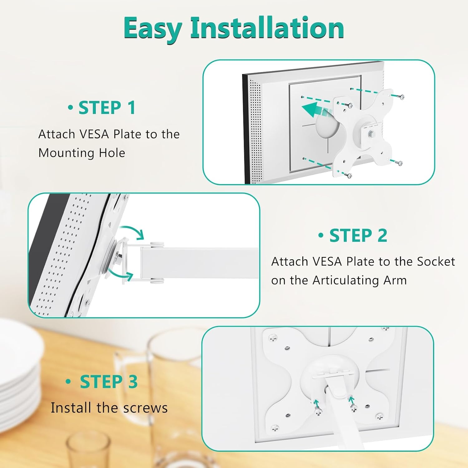 image:imageWALI Echo Show 1521 Stand Adjustable Stand for Echo Show 1521 and Up to 18 TabletsPortable Monitors 360 Degrees Rotating Tilt Foldable Show 15 21 Accessories for Kitchen Home Office SilverSnow White