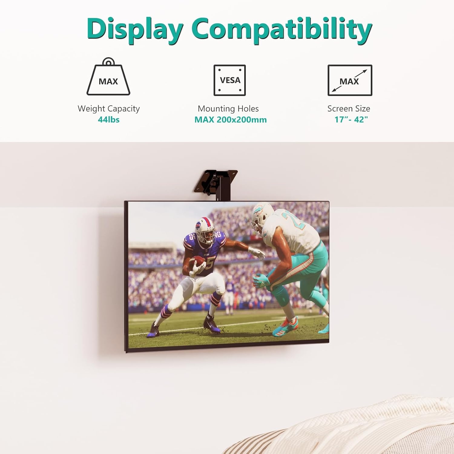 image:imageWALI Echo Show 1521 Stand Adjustable Stand for Echo Show 1521 and Up to 18 TabletsPortable Monitors 360 Degrees Rotating Tilt Foldable Show 15 21 Accessories for Kitchen Home Office SilverBlack