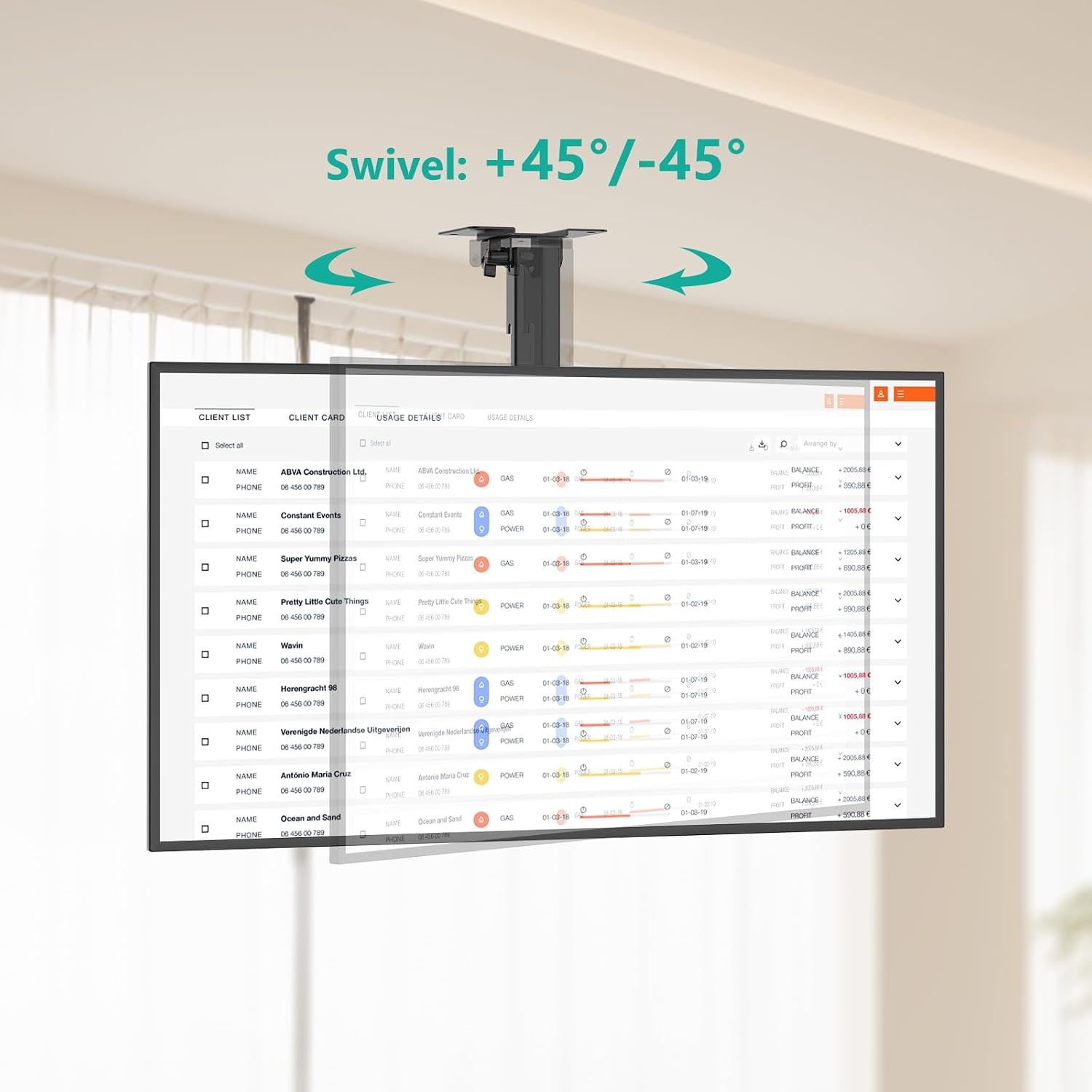 image:imageWALI Echo Show 1521 Stand Adjustable Stand for Echo Show 1521 and Up to 18 TabletsPortable Monitors 360 Degrees Rotating Tilt Foldable Show 15 21 Accessories for Kitchen Home Office SilverBlack